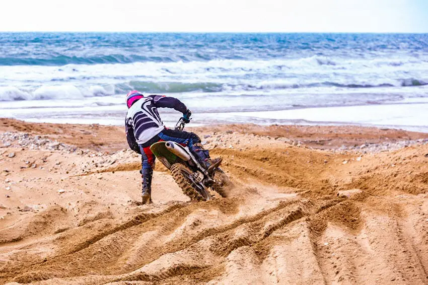 dirt bike tire pressure for sand