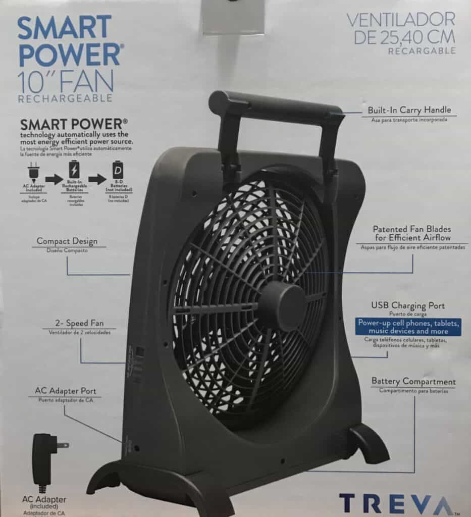 Treva Smart Power 10" Fan